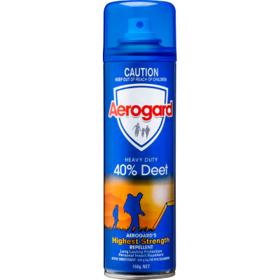 Aerogard Heavy Duty 40% Deet Highest Strength Repellent Spray 150g