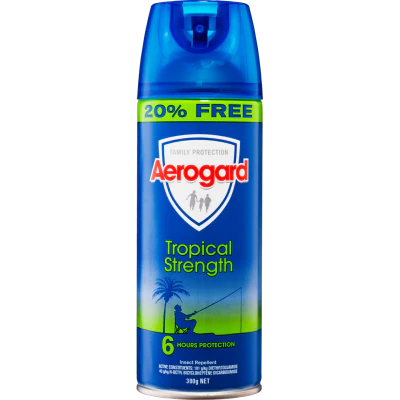 Aerogard Tropical Strength Protection Insect Repellent Spray 300g