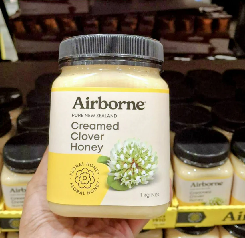 Airborne Creamed Clover Honey 1kg - Image 2