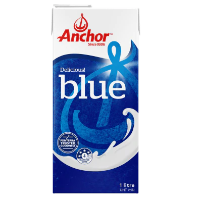 Anchor Blue UHT Milk 1l