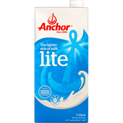 Anchor Lite UHT Reduced Fat Milk 1l