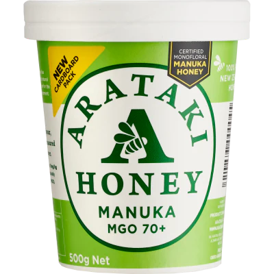 Arataki Manuka Honey MGO 70+ 500g