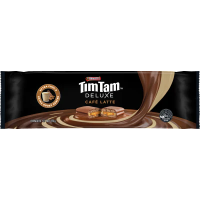 Arnott's Tim Tam Deluxe Cafe Latte Chocolate Biscuits 175g