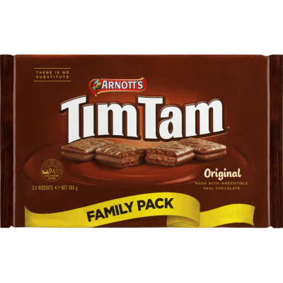 Arnott's Tim Tam Original Family Pack Biscuits 365g