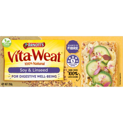 Arnott's Vita-Weat Soy & Linseed Crispbread 250g