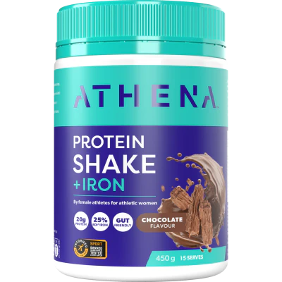 Athena Chocolate Flavour Protein Shake + Iron Powder 450g