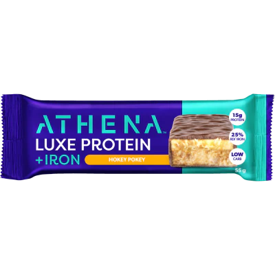 Athena Hokey Pokey Luxe Protein Protein + Iron Bar 55g