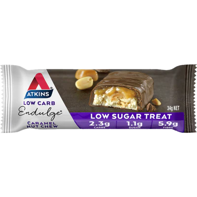 Atkins Caramel Nut Chew Bar 34g