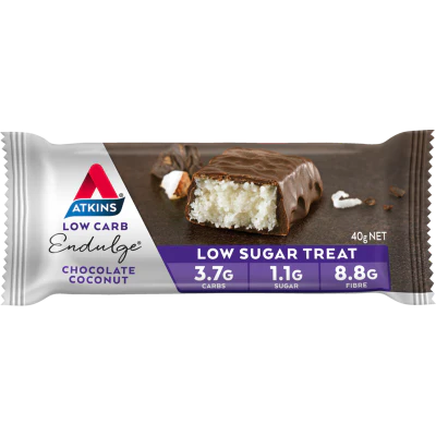 Atkins Endulge Chocolate Coconut Low Carb Bar 40g