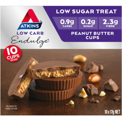 Atkins Endulge Low Carb Peanut Butter Cups 10 x 17g