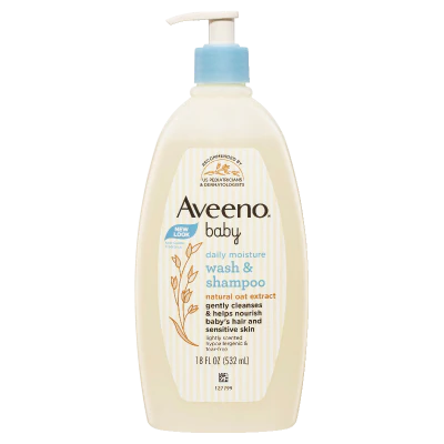 Aveeno Baby  Daily Moisture Wash & Shampoo 532ml