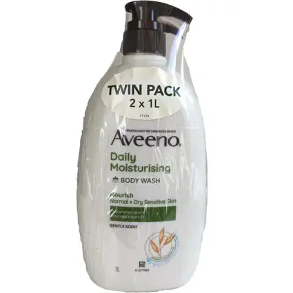 AVEENO DAILY MOISTURISING WASH 2 X 1L - Image 2