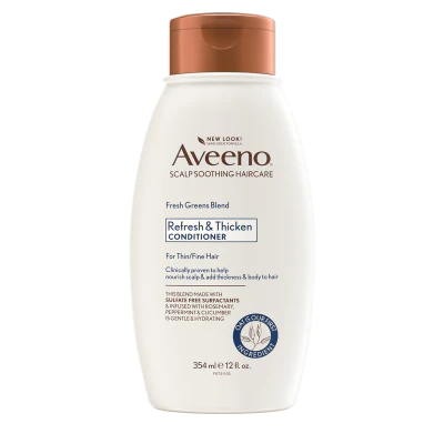 Aveeno Fresh Greens Blend Refresh & Thicken Conditioner 354ml