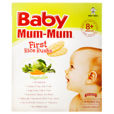 Baby Mum-Mum Vegetable First Rice Rusks 36g