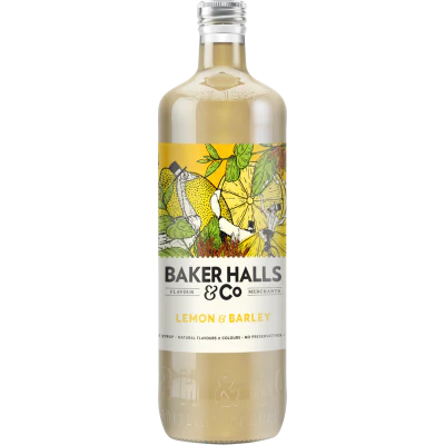 Baker Halls & Co Lemon & Barley Fruit Syrup 700ml