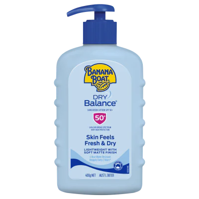 Banana Boat Dry Balance Sunscreen Lotion SPF50+ 400g