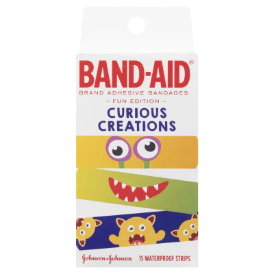 Band-Aid Curious Creations Waterproof Strips 15pk