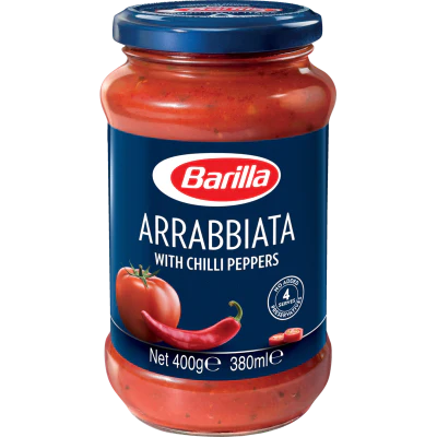 Barilla Arrabbiata Tomato Sauce With Chilli Peppers 400g