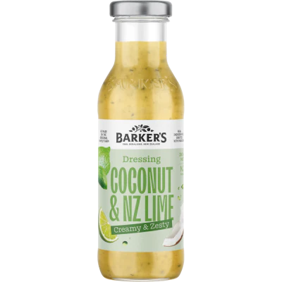 Barker's Coconut & NZ Lime Dressing 280ml