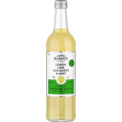 Barker's Lemon Lime Cucumber & Mint Premium Mixer 500ml
