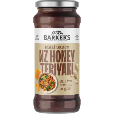 Barker's NZ Honey Teriyaki Sake Meal Sauce 500g