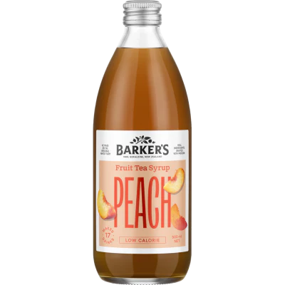 Barker's Peach Fruit Tea Syrup 500ml
