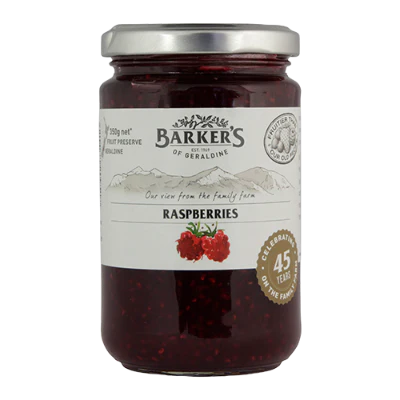 Barker's Raspberry Jam 350g