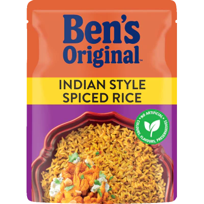 Ben's Original Indian Style Spiced Rice Microwave Pouch 250g