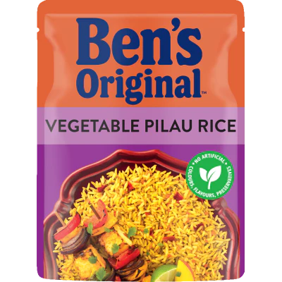 Ben's Original Vegetable Pilau Rice Microwave Pouch 250g