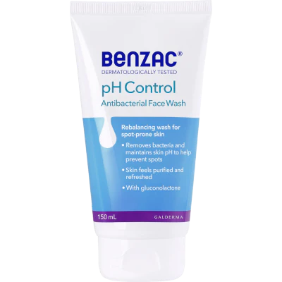 Benzac Antibacterial Face Wash 150ml