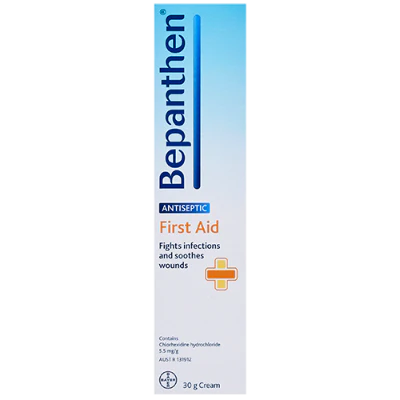 Bepanthen First Aid Antiseptic Cream Minor Wounds 30g