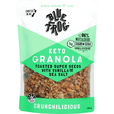Blue Frog Keto Toasted Super Seeds With Vanilla Granola 350g