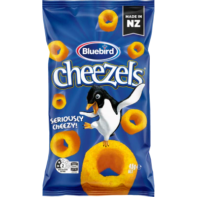 Bluebird Cheezels 45g