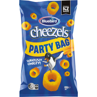 Bluebird Cheezels Party Bag 190g