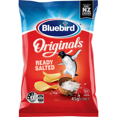 Bluebird Originals Ready Salted Potato Chips 45g