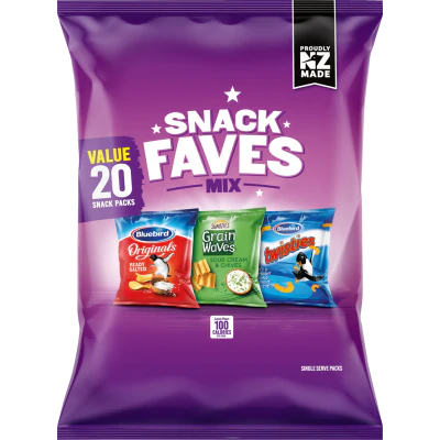 Bluebird Snack Faves Mix 20 x 18g