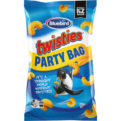 Bluebird Twisties Party Bag 210g