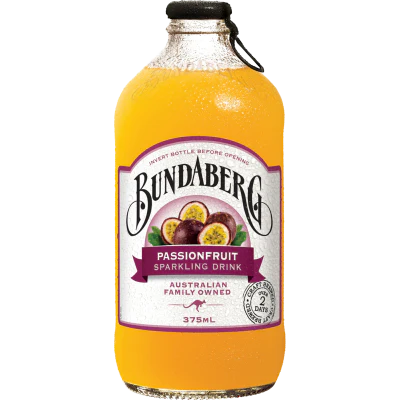 Bundaberg Passionfruit Sparkling Drink 375ml