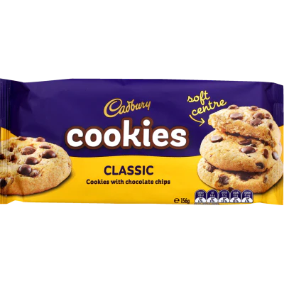 Cadbury Classic Chocolate Chip Cookies 156g
