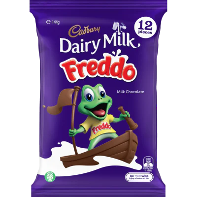 Cadbury Dairy Milk Freddo Milk Chocolate Sharepack 12pk