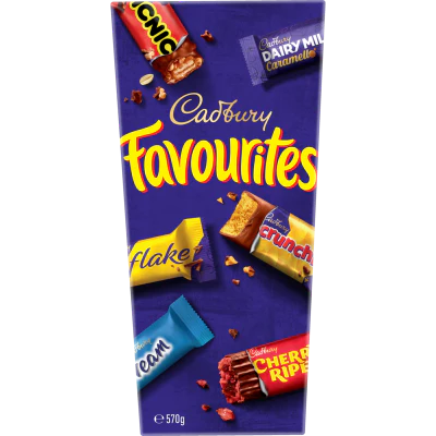 Cadbury Favourites Chocolate Bars 520g