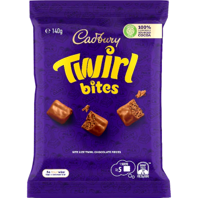 Cadbury Twirl Bites 140g