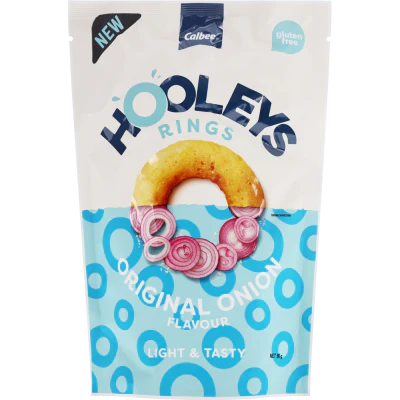 Calbee Hooleys Original Onion Chips 90g