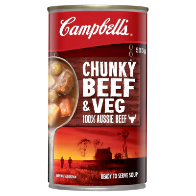 Campbell's Chunky Beef Soup 505g