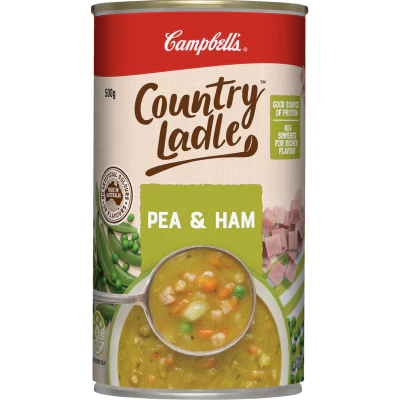 Campbell's Country Ladle Pea & Ham Soup 500g