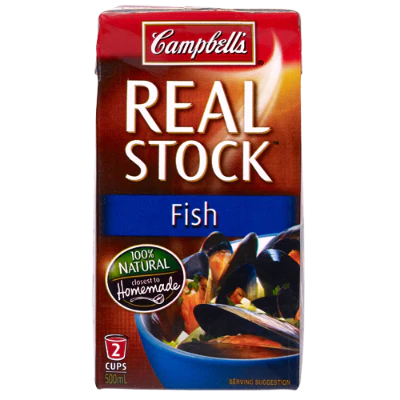 Campbell's Real Stock Liquid Fish carton 500ml