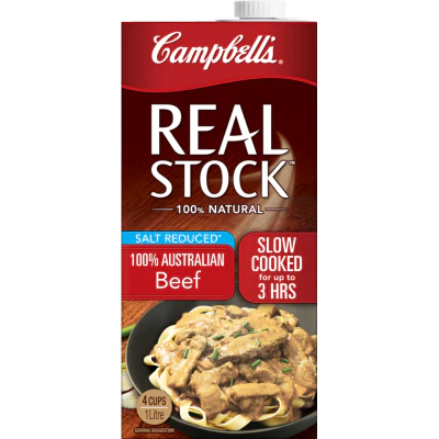 Campbell's Real Stock Salt Reduced Beef Stock 1l