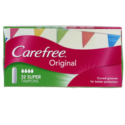 Carefree Super Tampons 32pk