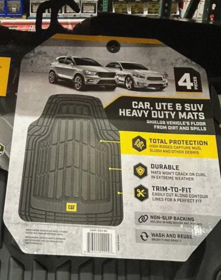 CAT Heavy Duty Floor Mat 4 Piece - Image 2