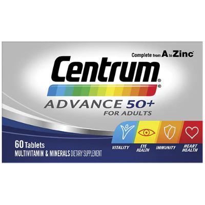 Centrum Advance 50+ Multivitamin & Minerals 60pk